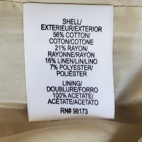 W by Worth Classic Timeless Woven Striped A-Line Career Professional Dress 4 - Picture 13 of 14